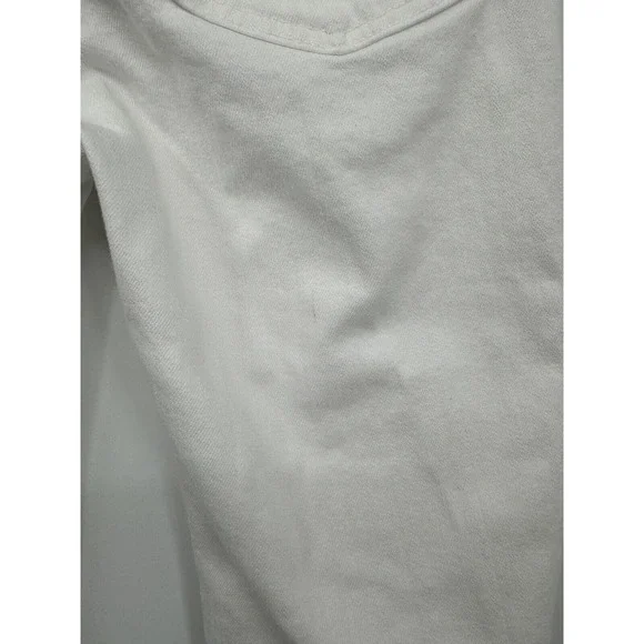 AG 26 The Isabelle High Rise Straight Crop Jeans Womens White Raw Hem PW15738 - Picture 5 of 9